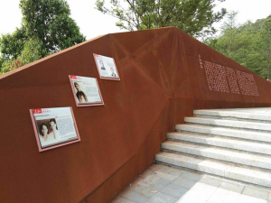汕头耐候钢挡土墙